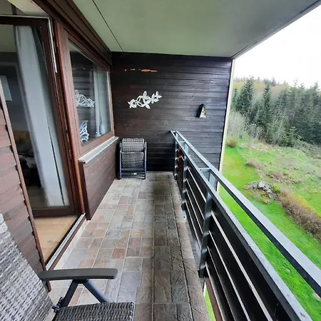 Ferienwohnung In Ludwigsreut Mit Eigenem Balkon Lägenhet *